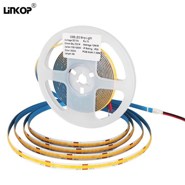 Buy cheap 5v Long-lasting Cob Light Strip Width 3mm Lifetime 50000 Hours from wholesalers