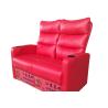 Buy cheap Metal Frame Theater Seating Sofa Streamline Arms High Wear Resistance from wholesalers