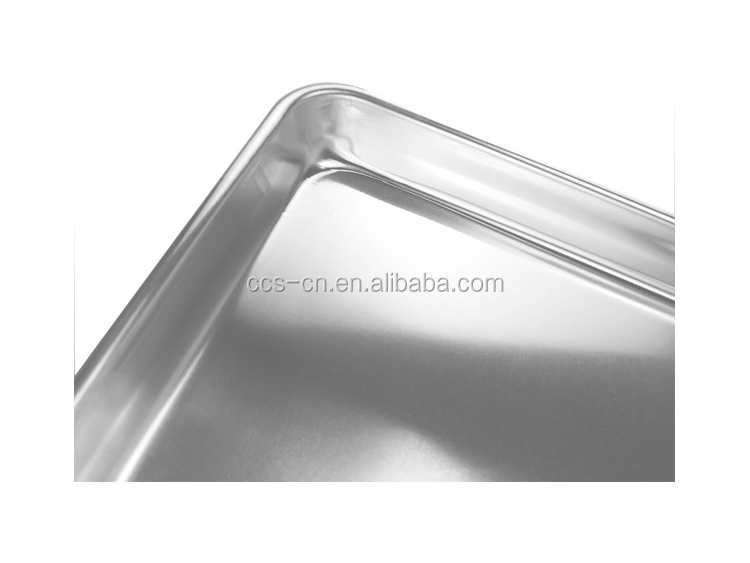 commercial 10''*6''*1'' 0.8mm rectangle baking bread tray burger or hamburger or hot dog bun baking pan aluminium bread pan