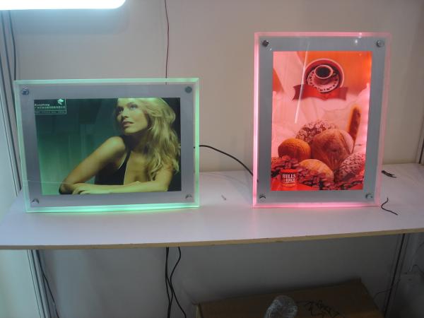 Buy cheap DC12V 10MM 270x357 Light Box Advertising Displays from wholesalers