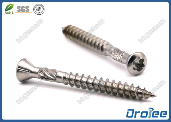 Buy cheap 304/316 Stainless Oval Head Torx Timber Decking Screw, Type 17, Knurled Shank from wholesalers