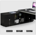 L Shape Executive Office Furniture Desk With Environmental Protection MDF Wood