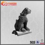 Buddhist Chinese Roof Ornaments Temple Unglazed Grey Dragon Roof Ridge Tiles