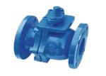 Anti Erosion Rustproof Ball Valve Cast Iron , Light Weight ANSI Ball Valve