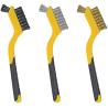 Buy cheap 3 Pcs Metal Wire Brush Set Nylon Brass Stainless Steel Bristles from wholesalers