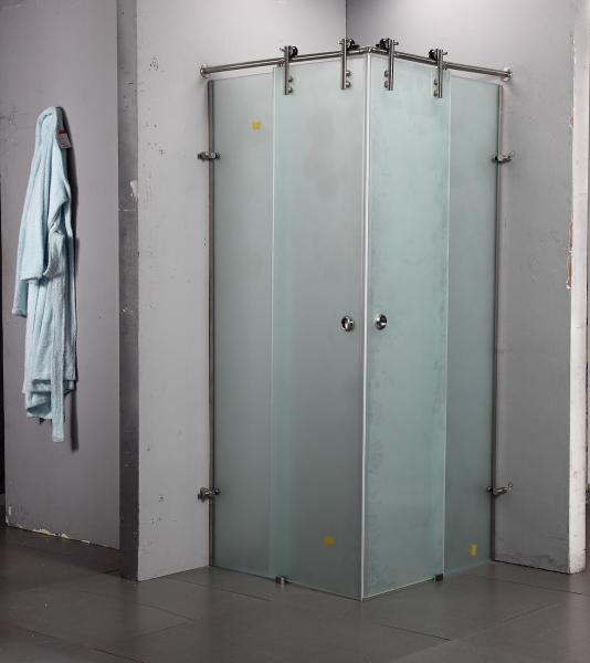 Buy cheap Indoor Portable Frost Tempered Glass Sliding Door Whole Shower Glass Room OEM from wholesalers