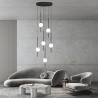 Buy cheap Modern Gloss Stair Chandelier Restaurant Indoor Home Living Room Ball Chandelier(WH-MI-405) from wholesalers