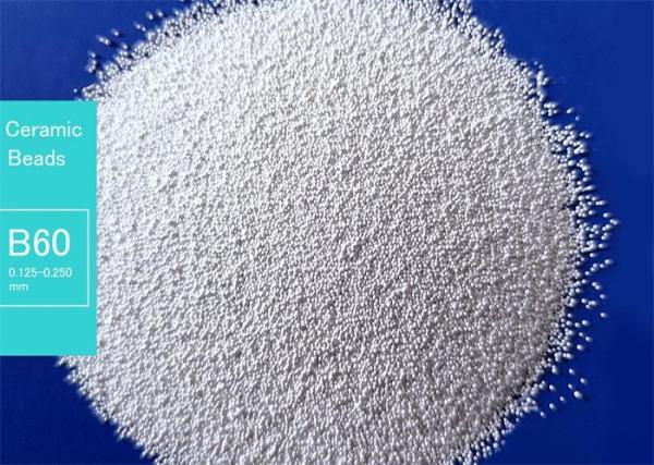 Buy cheap Size B60 Ceramic Beads Blasting Media Long Service Life 20-30 times of glass beads from wholesalers