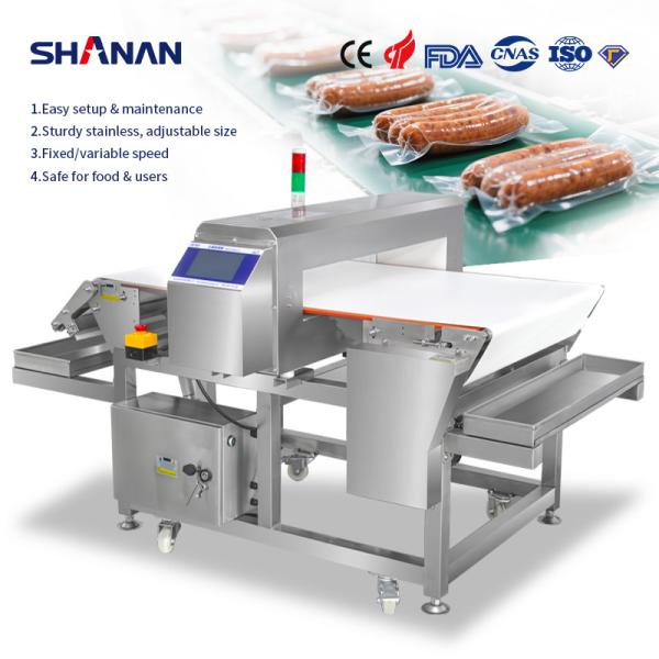 Buy cheap Industrial Factory Barbecue Meat Food Safety Conveyor Automatic Rejection Metal Detector Machine from wholesalers