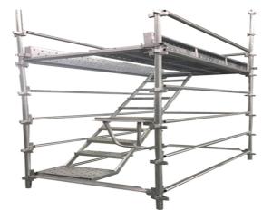 Buy cheap Durable Steel Tubular K Stage Scaffolding Automatic Welding Fleetly Erection Speed from wholesalers
