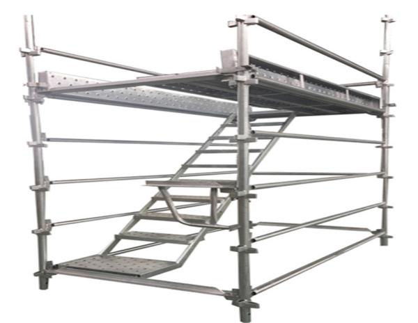 Durable Steel Tubular K Stage Scaffolding Automatic Welding Fleetly Erection