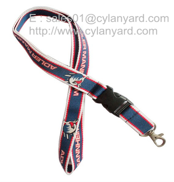 Woven Frame Polyester Lanyards