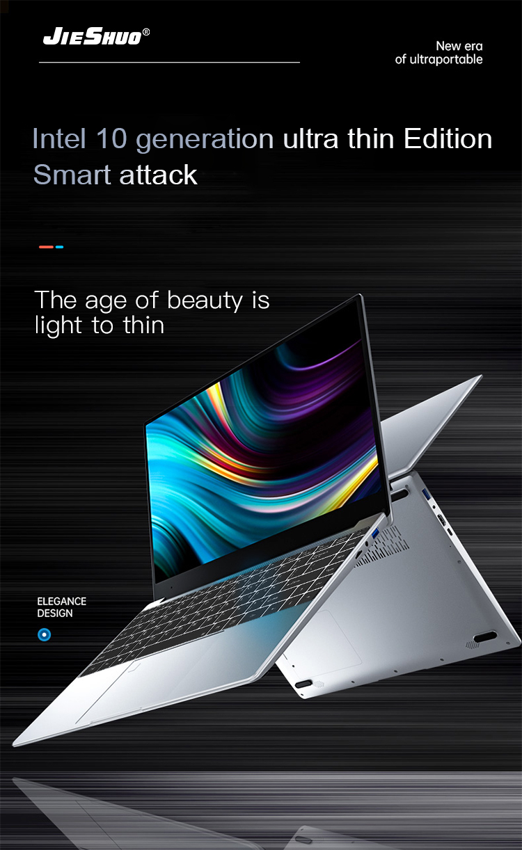 512G SSD Ultra Thin Laptop Computer Thickness 10mm-18mm 14 Inch Display Laptop