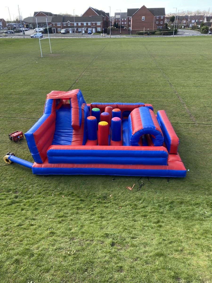 Multi Play Inflatable Obstacle Courses For Commerical