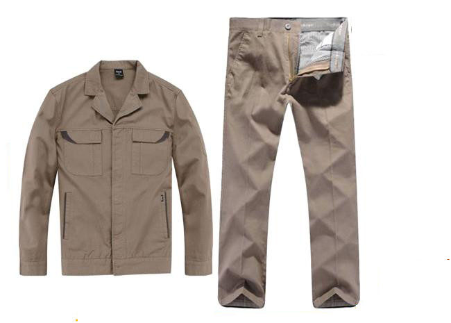 Cotton / Polyester Men's Work Coats Jackets , Custom Women's Embroidered Workwear