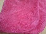 No chemical Microfiber Cleaning Cloth red coral fleece 30*40 terry towel