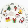 Buy cheap Christmas Enamel Pin Badges Engraved Metal Name Badge Gifts For Kids from wholesalers