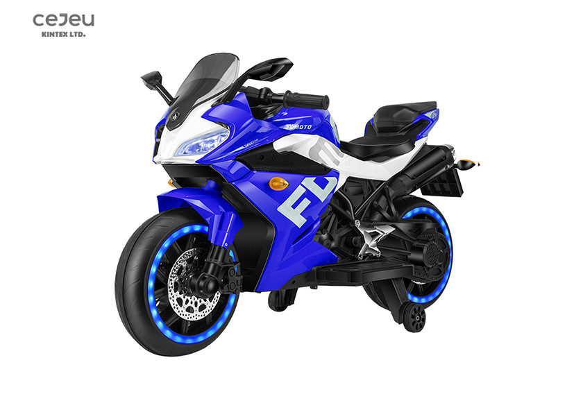 Rechargeable 12v Battery Powered Motorbike With EVA Training Wheels