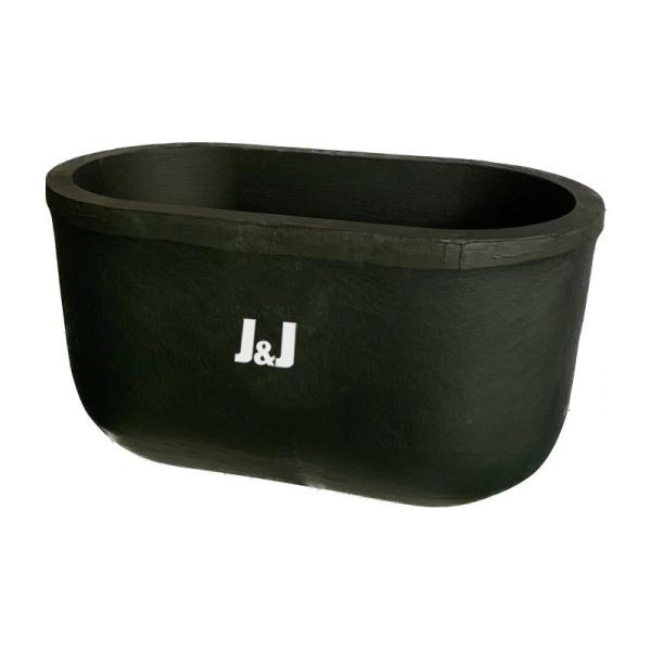 Buy cheap Industrial Metal Melting Oval Type Crucible Silicon Carbide Graphite 40 - 50 W/mK from wholesalers