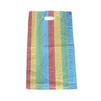 Buy cheap 50kg Colorful PP Woven Handle Bag Recyclable Sack Packaging For Flour Rice product