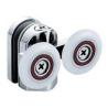 Buy cheap Diameter 23-26mm Zinc alloy Metal Sliding Door Rollers Wheels 2 Years Warranty from wholesalers