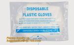 Transparent clear pe gloves disposable food bbq gloves HDPE factory price