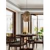 Buy cheap Vintage Spiral Rattan Pendant Lights Nordic Retro Bamboo Hanging Lamp(WH-WP-75) from wholesalers