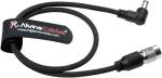 Alvin's Cables Ultra Flexible Hirose 4 Pin Male to DC Right Angle Braided Power