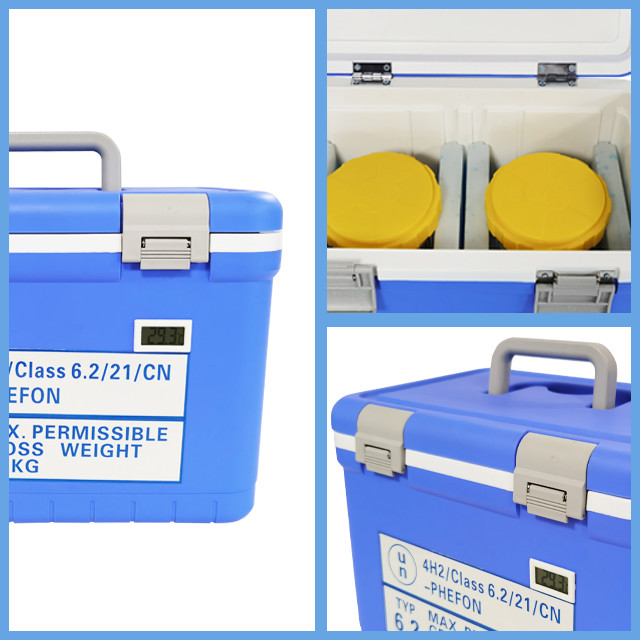 18L Cold Storage Container UN2814 Box Specimen Cold Transportation