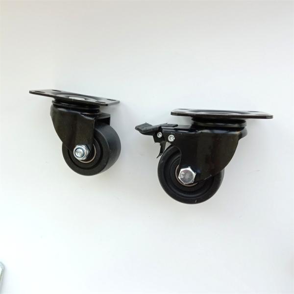 Buy cheap 1.25 Inch Wheel Width Ball Bearing Heavy Duty Caster Wheels With Top Plate Mounting from wholesalers