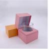 Buy cheap Rigid Cardboard Candle Packaging Box Vanishing Pink Printing FSC from wholesalers