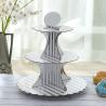 Buy cheap Multicolor Round Paper Cupcake Stand Birthday Display Cake Tower from wholesalers