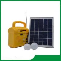 Buy cheap Mini solar lighting kits / portable DC 6v 10w solar system with phone charger, product