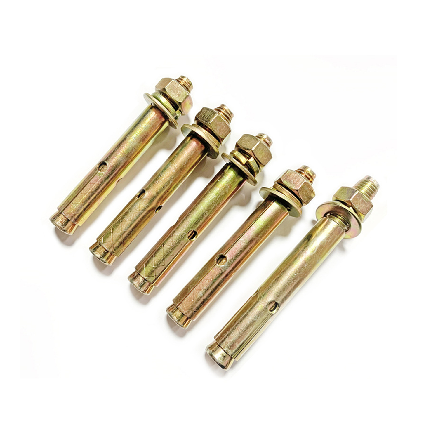 M6-M20 Expansion Screws Anchor Bolt Yellow Zinc Plated Expansion Bolts for Elevators