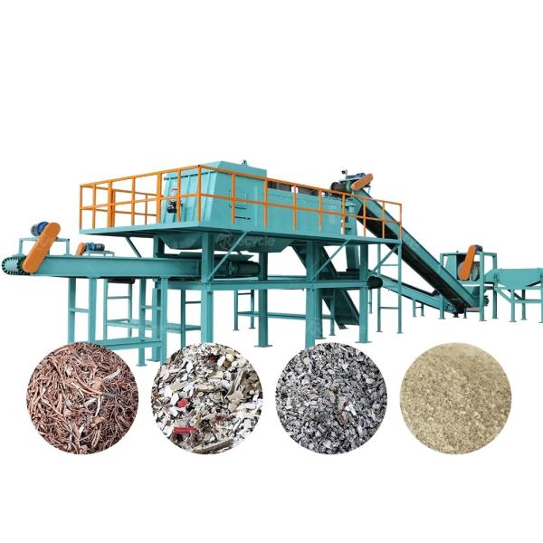 25-100Sets/H Waste Refrigerator Recycling Production Line Refrigerator Crusher