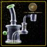 Buy cheap 7.5" Oem Hookah Water Pipe Glass Transparent Percolator Glass Tobacco Bong from wholesalers