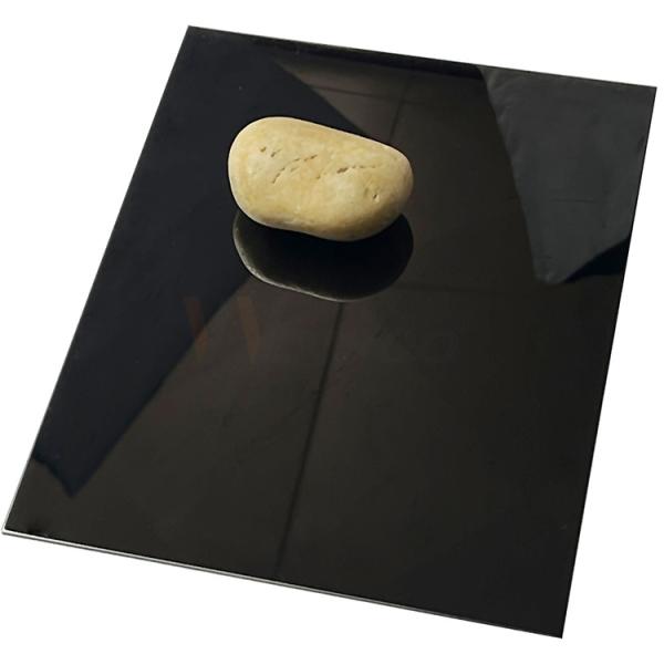 Buy cheap 1500mm Super Mirror Stainless Steel Sheet Black Titanium PVD Color 304 Grade from wholesalers
