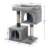 Buy cheap Attractive Inexpensive Songmics Cat Tree Sisal Covered Light Grey Free Dropshipping from wholesalers