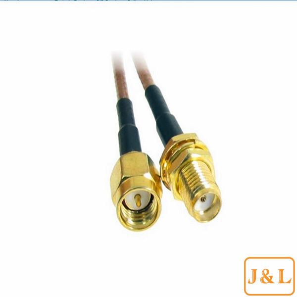 Buy cheap SMA Male to SMA Female Nut Bulkhead Crimp Rg316 Coax Cable Jumper Pigtail -1.5m from wholesalers
