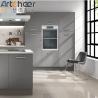Buy cheap High Gloss White Kitchen Cabinet Set With Laminated Bullnose Countertop from wholesalers