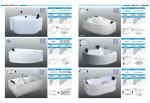 Antibacterial Rectangular Freestanding Tub Wall Mounted Bathtub With 6 Air