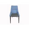 Buy cheap Modern Hotel 40cm Wrought Iron Upholstered Dining Chairs from wholesalers
