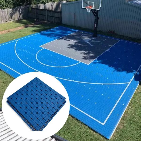 Buy cheap Outdoor PP Noise Reduction Modular Sport Tiles For 3x3 Backyard Basketball Court from wholesalers
