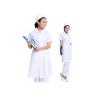 Buy cheap Medical Fabric Anti Chlorine Womens Nursing Scrubs With Two Front Patch Pockets from wholesalers