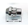 Buy cheap 0.4 Kg Nissan Subaru Locking Wheel Nuts Silver Color With Conical Seat from wholesalers