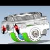 Buy cheap ZL-484 10T Heavy Duty AGV Drive Unit DC/AC Motor Wheel Assembly from wholesalers