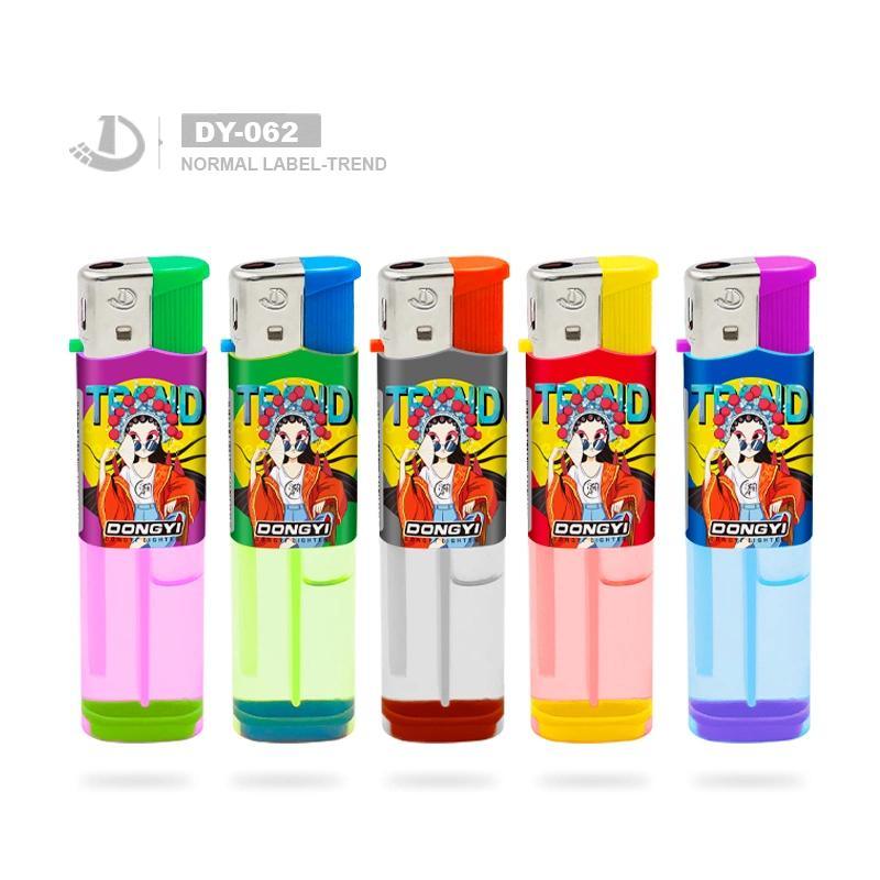 Dy-072 Customized Black Label Cheap Price Cigarette Electronic Lighter