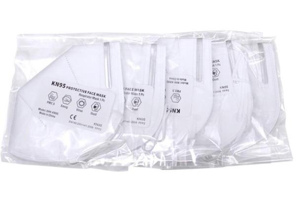 Buy cheap White Mouth Nose Protection KN95 Foldable Mask from wholesalers