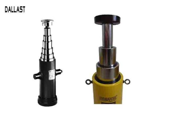Buy cheap Multi Stage Telescopic Hydraulic Cylinder for Dump Trailer Telescoping Small Bore Size from wholesalers