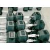 Buy cheap Rubber Steel 100lbs Hexagon Gym Fitness Dumbbell from wholesalers